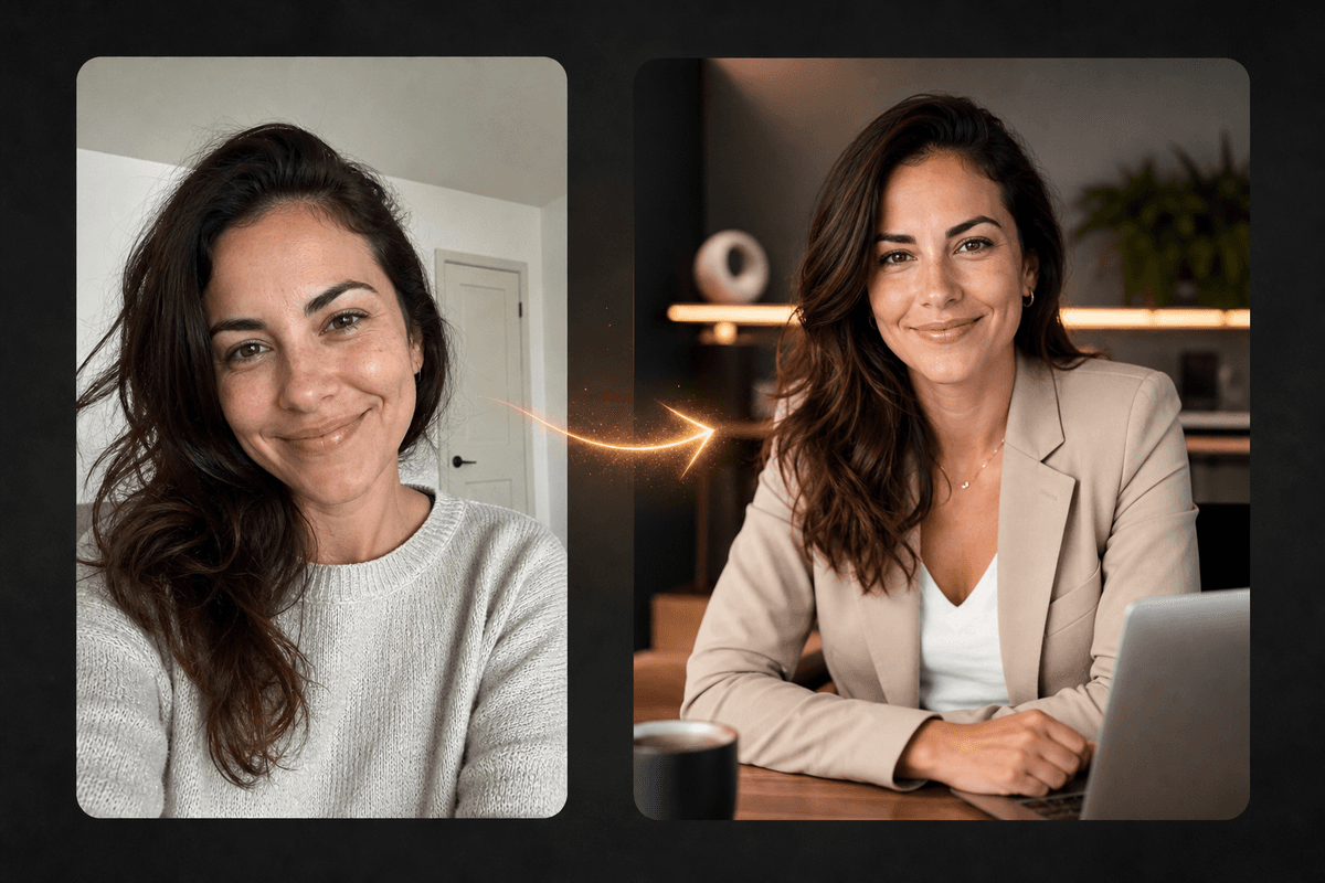 AI personal branding photo example